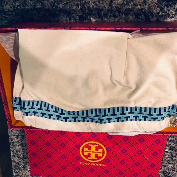 New Tory Burch Miller Sandal Petunia Size 10 - Picture 4 of 6